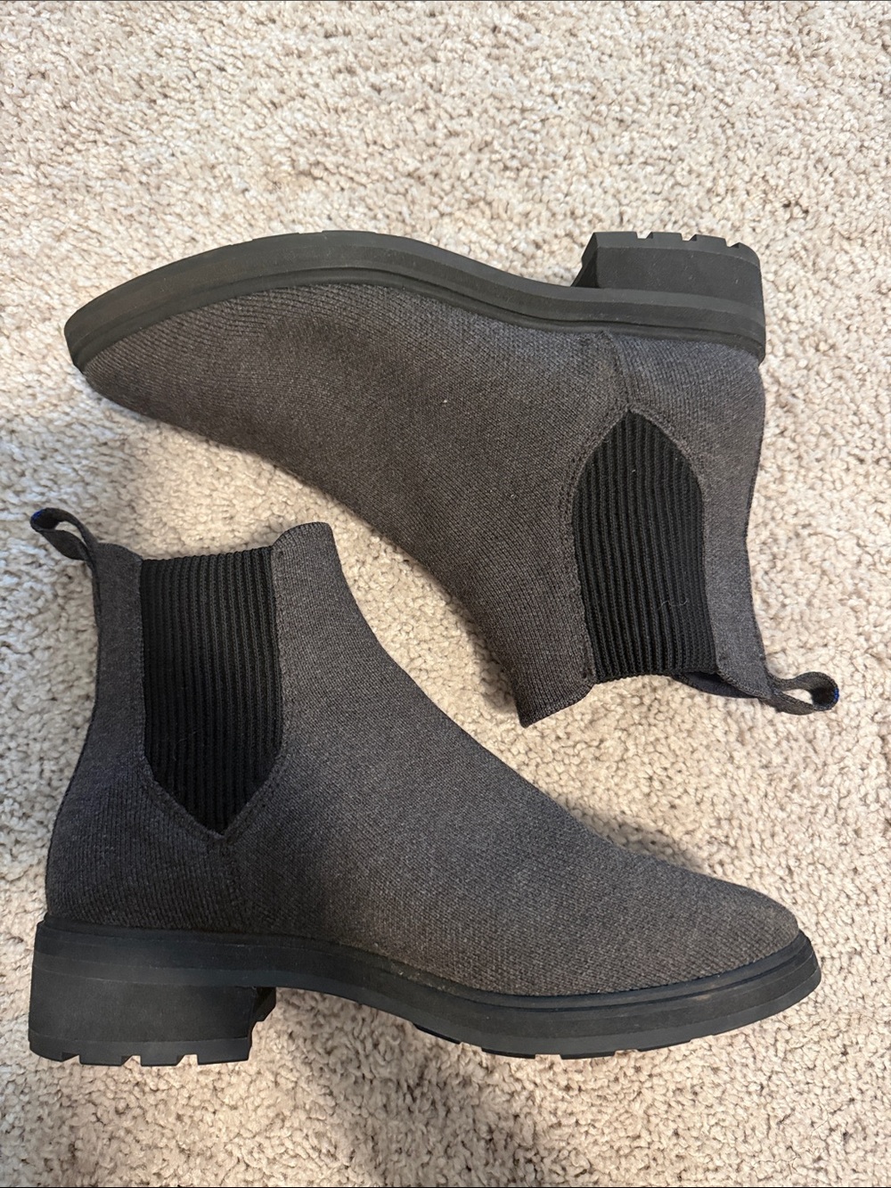 Rothy’s Lug Boot Brown W8 Chelsea